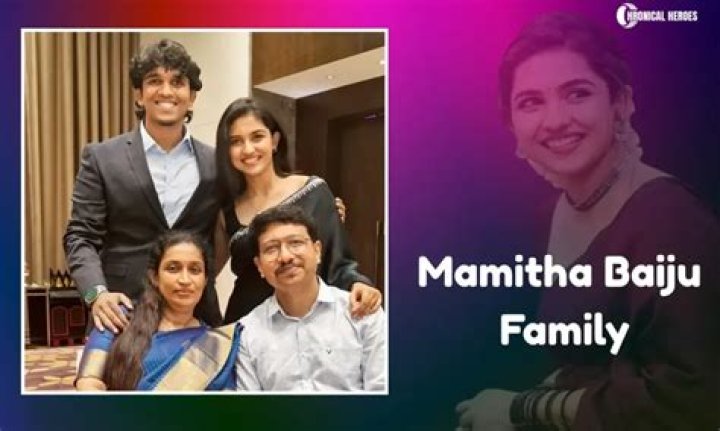 Unforgettable Memories: Mamitha Baiju's Cherished Family Photos